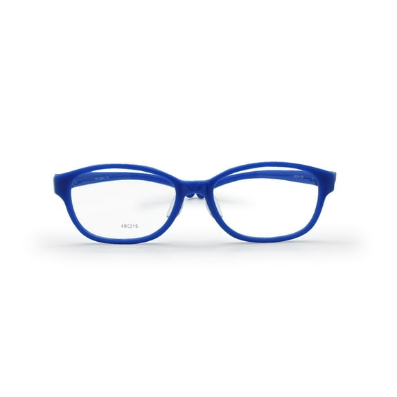 Kids Optical Glasses Oval Frame TR90 Size 48 Elastic Strap Retainer Boys Girls 6-8Y