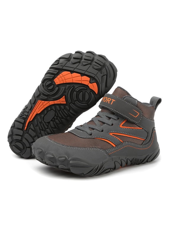 Kids Outdoor Non-Slip Sneakers Boys Girls Unisex-Child Comfortable Athletic Running Walking Shoes Children Climbing Hiking Shoes