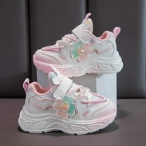 Kids Outdoor Sneakers Girls Casual Shoes Unisex-Child Lightweight Breathable Athletic Running Tennis Walking School Shoes