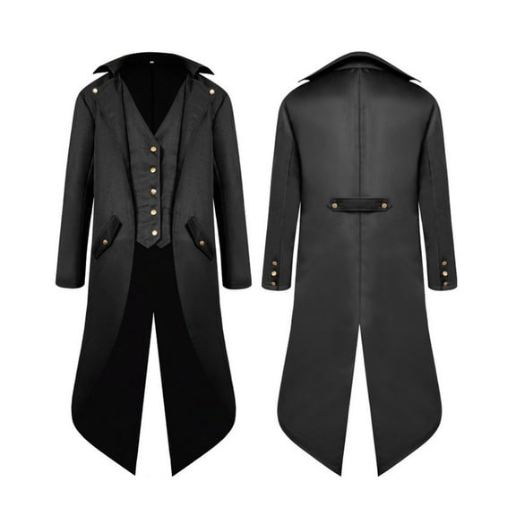 Kids Outerwear Coats Big Kids Boys Regency Tailcoat Halloween Boys Jacket Frock Coat