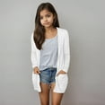 thumbnail image 1 of Kids Outerwear Coats Casual Cardigan For Everyday Wear Suitable For Ages 5 14 For Summer With Versatile Styling Options, 1 of 6