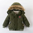 thumbnail image 1 of Kids Outerwear Coats Children Winter Boy Jacket Coat Hooded Coat Fashion Kids Warm Clothes Jacket Boys Coat&jacket, 1 of 6