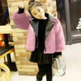 thumbnail image 1 of Kids Outerwear Coats Kids Girls Coat Winter Windproof Thicken Coat Jacket Child Warm Button Outerwear, 1 of 5