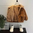 thumbnail image 1 of Kids Outerwear Coats Toddler Boys Corduroy Jacket Toddler Winter Coat Kid Button Down Warm Outwear, 1 of 5