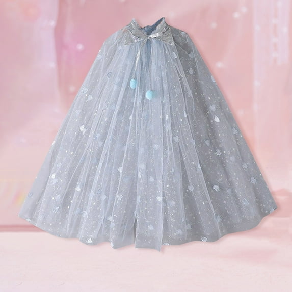 Kids Outerwear Coats Toddler Girls Lace Up Cape Party Robe Kids Holiday Party Princess Cloak