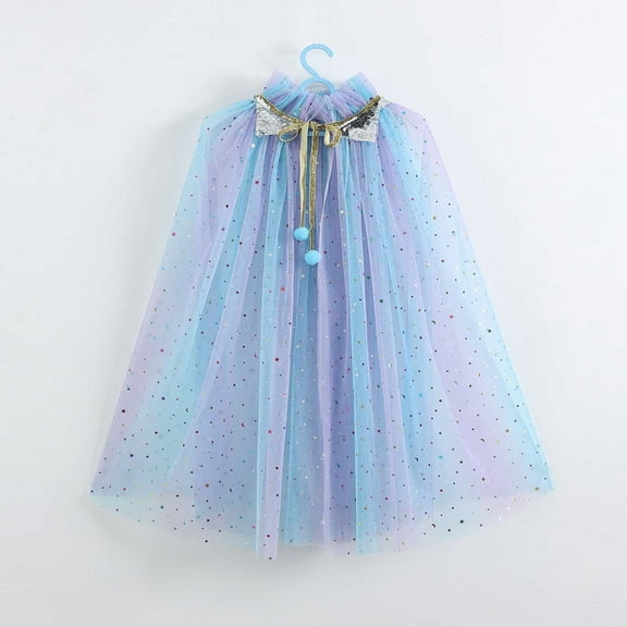 Kids Outerwear Coats Toddler Girls Lace Up Cape Party Robe Kids Holiday Party Princess Cloak