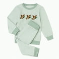 thumbnail image 1 of Kids Outfits Sets Boys Autumn Winter Animal Long Sleeve Elastic Waist 1T 2T 3T 4T 5T Everyday Outfit Set 2PCS, 1 of 8
