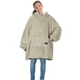 thumbnail image 1 of Kids Oversized Blanket Sweatshirt,Sherpa Hoodie,Super Soft Warm Comfortable Giant Pullover with Large Front Pocket for Boys Girls, 1 of 6