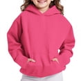 thumbnail image 1 of Kids Oversized Fleece Hoodie, Long Sleeve Oversized, with Pocket, Hooded Sweatshirt, for Casual and Everyday Layering, for Boys and Girls | CSEONE, 1 of 9