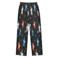 thumbnail image 1 of Kids' Pajama Pants Soft Relaxed Fit Sleep Pants Lounge Pants with Pockets Stars Doodle Pattern X-Large, 1 of 9
