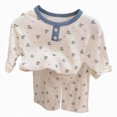 thumbnail image 1 of Leey-World Toddler Girl Pajamas 2 Piece Pajamas Boys Long Sleeve Sets Toddler Boys Pjs Kids Sleepwear Sets(Blue,110), 1 of 8