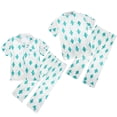thumbnail image 1 of Kids Pajamas Girls Short Sleeve Button-Down Nightwear Girls' Clothing Sets for 13-14 Years, 1 of 7