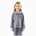 thumbnail image 1 of Kids Pajamas for Toddler & Little Girls Boys Long Sleeves Tops & Pants 2 Piece Set 6-12 Months 12-24 Months 2T 3T 4T 5T 6T 7T Children Grey,5-6 Years, 1 of 8