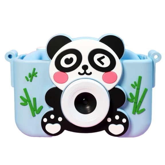 Kids' Panda Digital Camera, Dual Lens, Games & Music Player, Blue