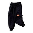 thumbnail image 1 of Kids Pants Baggy Pants for 10 Year Old Boyschildren's Casual and Comfortable Long Work Pants and Elastic Waisted Pants Worn Outside, 1 of 3