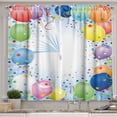 thumbnail image 1 of Ambesonne Party Kitchen Curtains, Celebration Event, 55"x39", Multicolor, 1 of 3
