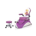 thumbnail image 1 of Kids Pedicure Chair PURPLE FROZEN  Childs Pedicure Spa Nail Salon Furniture & Equipment, 1 of 2