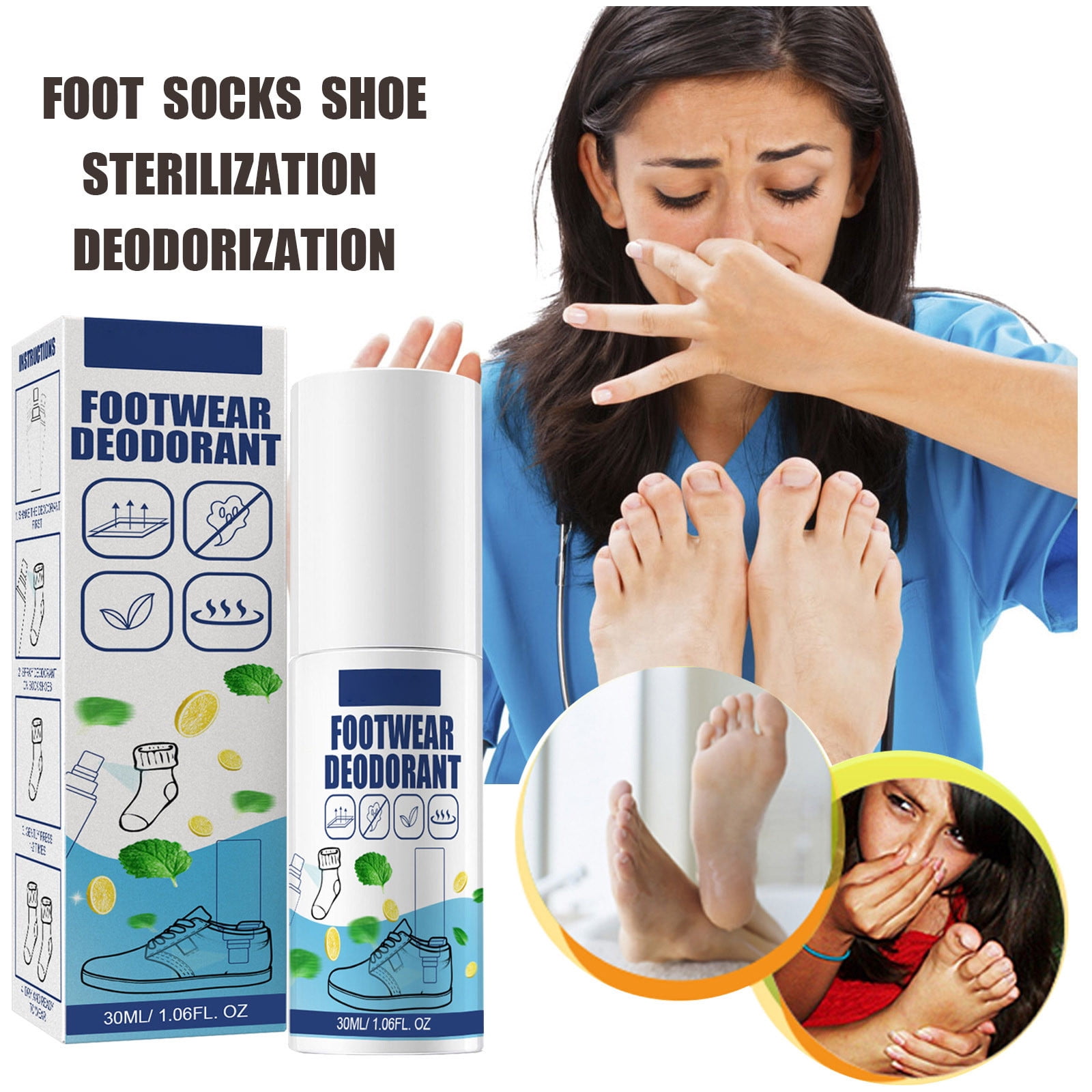 Kids Pedicure Spa Shoes And Socks Shoe Spray To Sweat Feet Odor