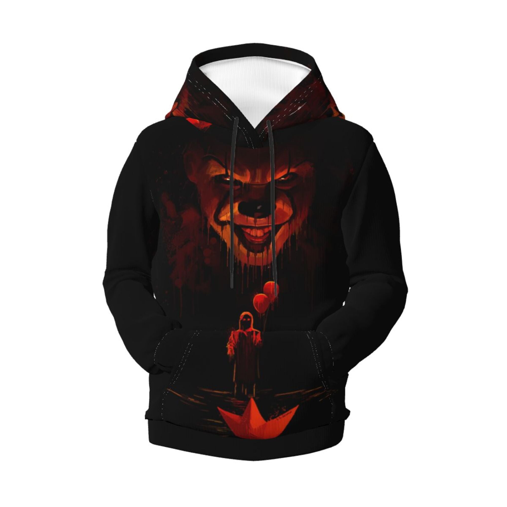 Kids Pennywise Pullover Hoodie With Pocket Lightweight Hoodies Long Sleeve Sweatshirt For Boys Girls Party X Large Walmart
