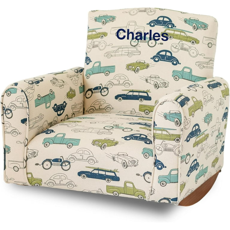 Children's upholstered rocking chair hotsell