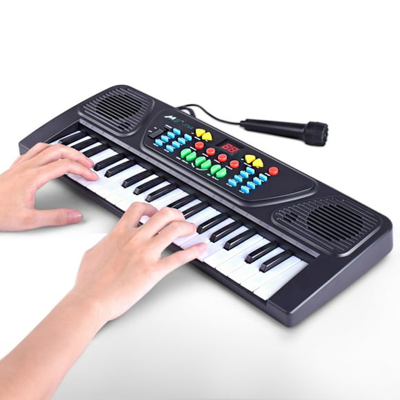 Kids Piano Toys for 2 3 4 5 6 Years Old, 37-Keys Musical Piano with Microphone Birthday Christmas Gift Keyboard Instrument for Girls Boys Age 1-5