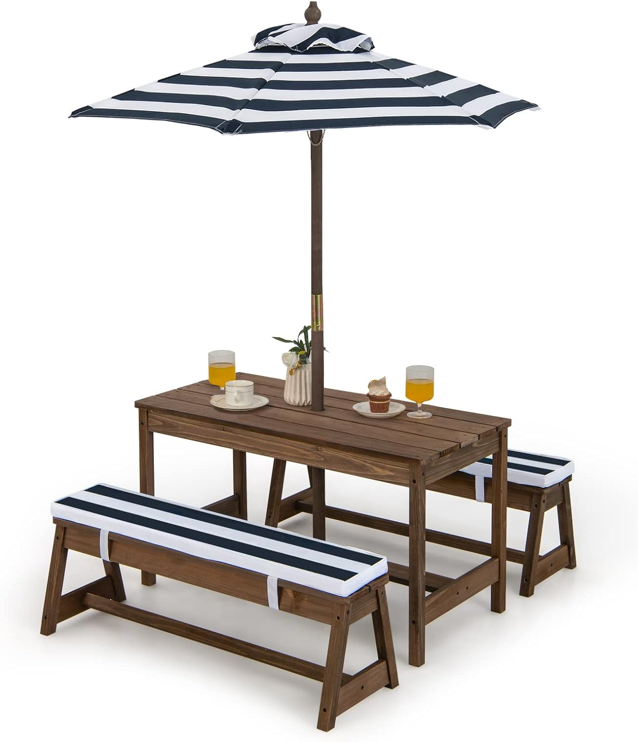 Little tikes table and chairs with umbrella discount