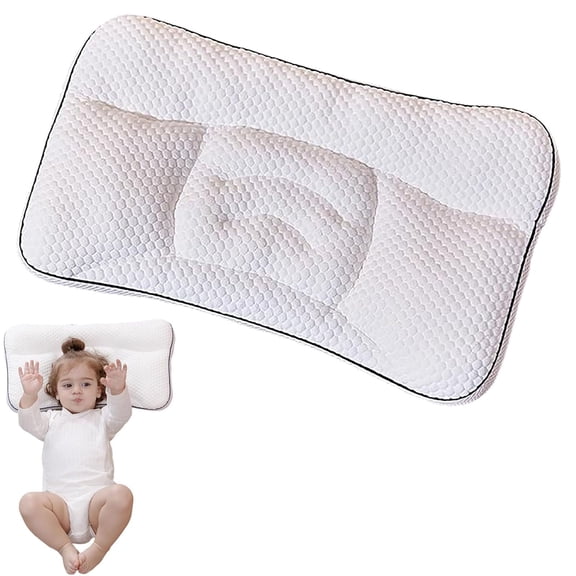 Kids Pillow with 5-Zone Cervical Support, Memory Foam Contour Pillow for Sleeping