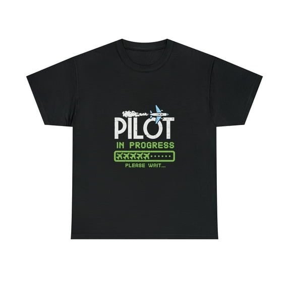 Kids Pilot In Progress, Future Pilot Airplane Lovers T-Shirt