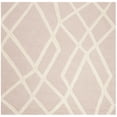 thumbnail image 1 of SAFAVIEH Kids Abstract Wool Area Rug, Pink/Ivory, 5' x 5' Square, 1 of 8