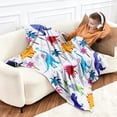 thumbnail image 1 of Kids Pink Princess Blanket for Girls, Soft Fleece Blanket for Couch Sofa Bedroom, Princess Fairy Tales, Castle Throw Blanket for Kids Teens. Available in multiple colors and sizes., 1 of 4