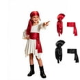 thumbnail image 1 of Kids Pirate Headband with Sash Two Piece Set Pirate Costume Cosplay Costume Kids Halloween Costumes, 1 of 6