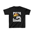 thumbnail image 1 of Kids' Pizza & Video Game Controller 'Pizza Gaming' T-Shirt, 1 of 2