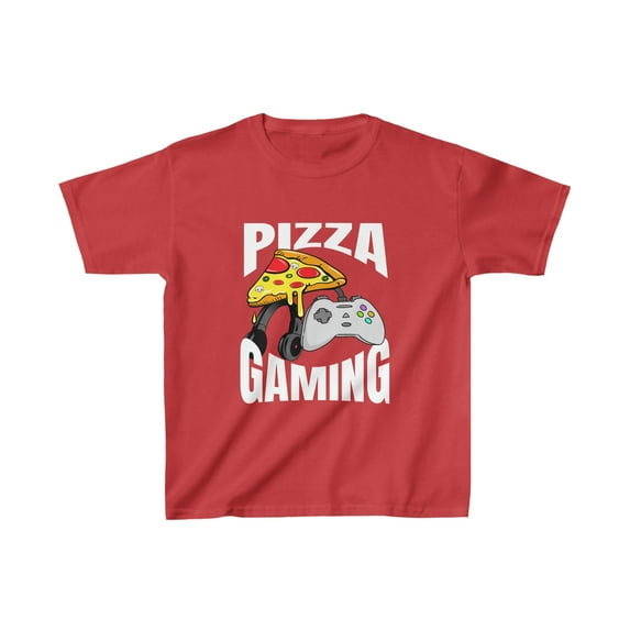 Kids' Pizza & Video Game Controller 'Pizza Gaming' T-Shirt