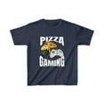 thumbnail image 1 of Kids' Pizza & Video Game Controller 'Pizza Gaming' T-Shirt, 1 of 2