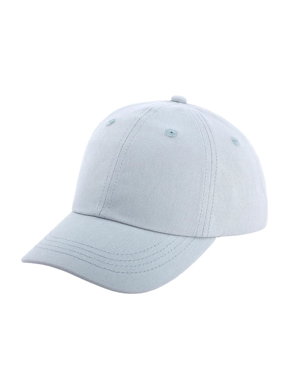 Kids Plain Baseball Cap Soft Adjustable Sport Sun Cap Light School Outdoor Hat 3-10 Years