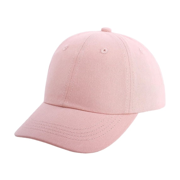 Kids Plain Baseball Cap Soft Adjustable Sport Sun Cap Light School Outdoor Hat 3-10 Years