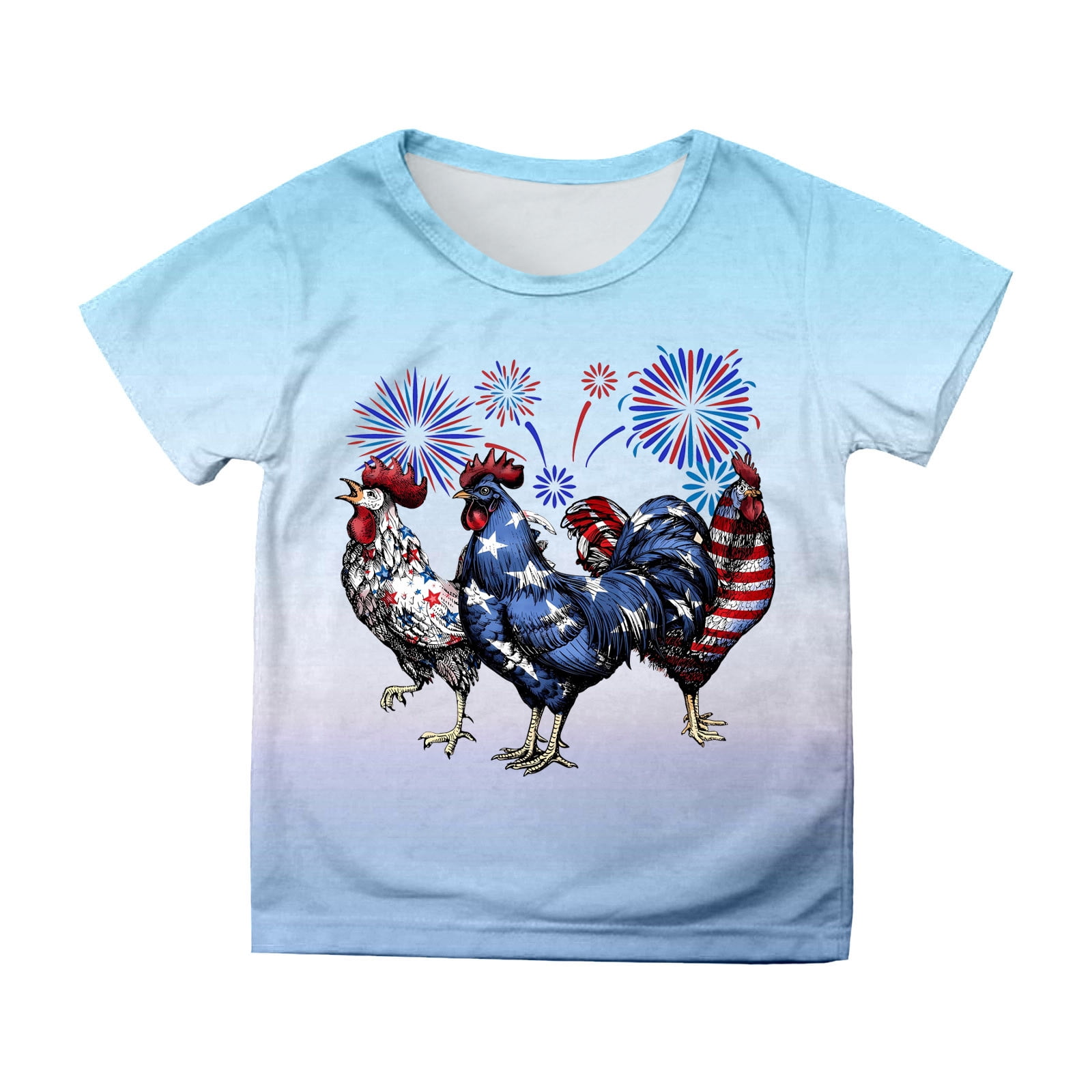 Kids Plain White T Shirts for Tie Dye Girls Color Block Cute