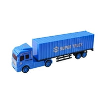 Kids' Plastic Cargo Truck Toy Heavy Duty Semi-Trailer Model Realistic Transport Vehicle for Boys Collectible Car Decoration