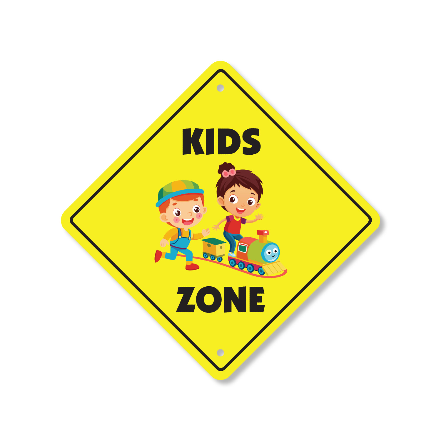 Kids Plastic Crossing Sign - 12 Inch X 12 Inch Xing Sign Gift Children ...