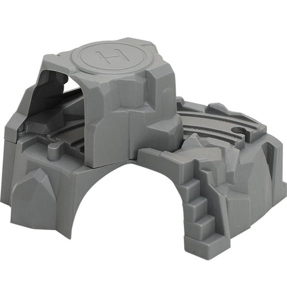 Kids Plastic for Grey Double Tunnel Track for Boys/Girls Birthday Gifts for Small Train for Creative Relieve Boredom Gam