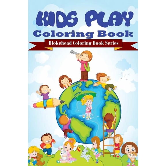 Kids Play Coloring Book (Paperback)(Large Print)