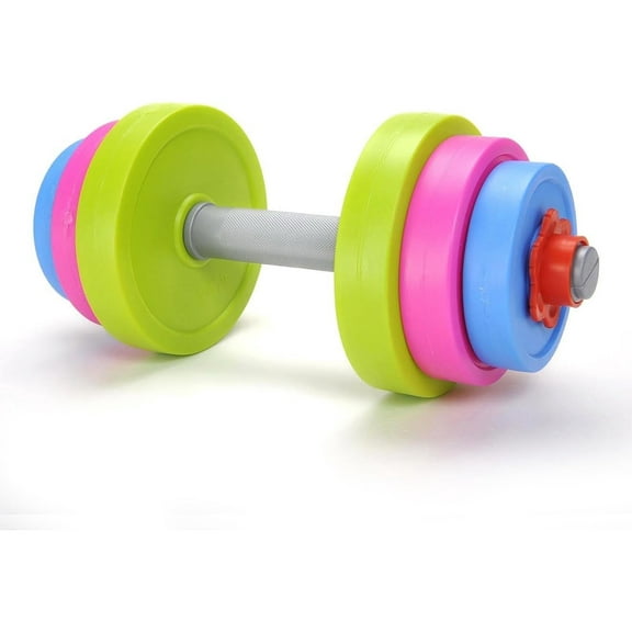 Kids Play Dumbbell Set, Adjustable Weight Training Toy, Colorful Pretend Exercise Equipment