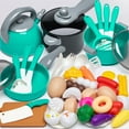 thumbnail image 1 of Kids Play Kitchen Accessories - Complete Cooking Toy Set with Pots, Pans & Utensils for Toddlers 1-3, Learning Educational Pretend Play Gift for Girls, 44PC, 1 of 6
