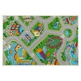 thumbnail image 1 of Kids Play Mat Road Map Educational Rug 19.7in Non‑Slip Washable Floor Carpet for Bedroom Playroom Living Room Interactive Activity Learning Rug with City Streets Game Pattern for Play and Discovery, 1 of 4