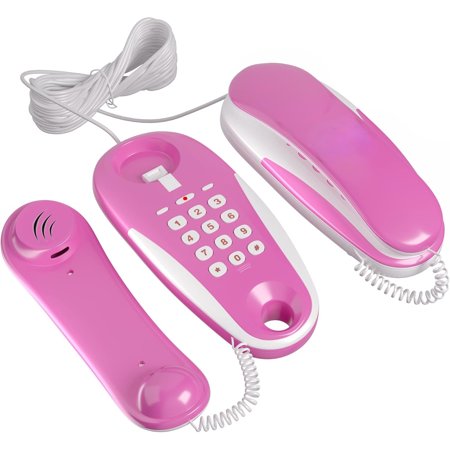 Kids Play Phone, Intercom Toy with Real Ring Sounds, Pretend Play Telephone, 23 ft Ultra-long Phone Line with Kids to Chatting and Learning, Toddler Develop Communication Skill Toys, Kids Gift