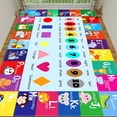 thumbnail image 1 of Kids Play Rug Playtime Collection ABC Alphabet, Numbers, Shapes,Animal And Color Educational Learning Area Rug Carpet For Living Room Bedroom Playroom Classroom 110"x78.7", 1 of 7