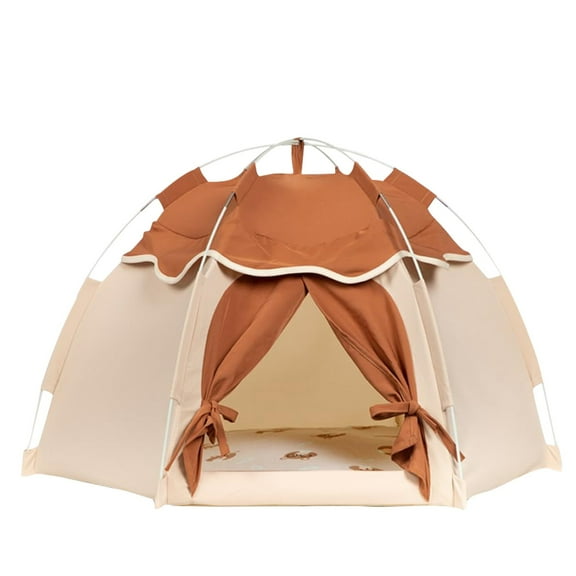 Kids Play Tent Indoor Outdoor, Large Canvas Teepee Playhouse with Mat, Foldable Children’s Tent for Boys and Girls, Easy Assembly, Portable for Bedroom, Living Room, Backyard, Reading Nook, Gift Idea