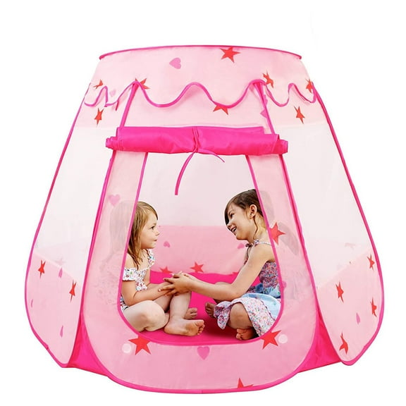 Kids Play Tent Pop Up Tent for Girls Princess Princess Castle Large Playhouse Indoor Outdoor Foldable popup Dream CastleTent Gift for 5 6 7 8 Girls