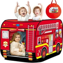 YSPUKY Kids Tent, Play Tent for Kids: Firefighter Theme Playhouse Toddler Outdoor Toys 3-5 Kids Indoor Tent Christmas Birthday Gifts for  Boys & Girls