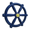 thumbnail image 1 of Kids Playground Steering Wheel, Swingset Wheel Attachment, Pirate Ship for Jungle Gym or Swing Set Blue, 1 of 2